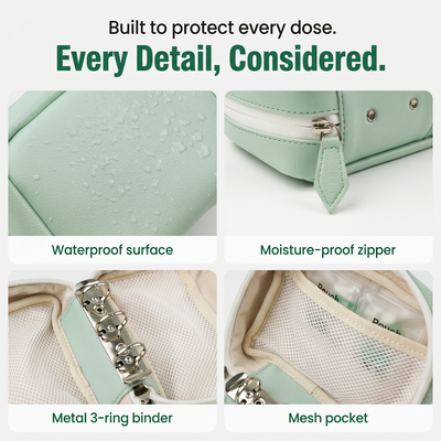 Dosely™ Waterproof Pill Pouch Set